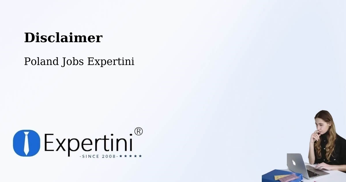 Disclaimer – Opatówek - Poland Jobs Expertini