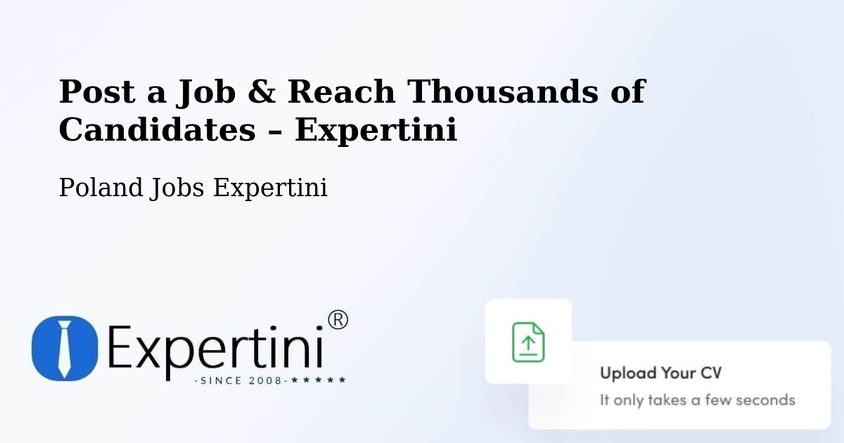 Post a Job in Opatówek – Hire the Right Talent - Opatówek, Poland Jobs Expertini